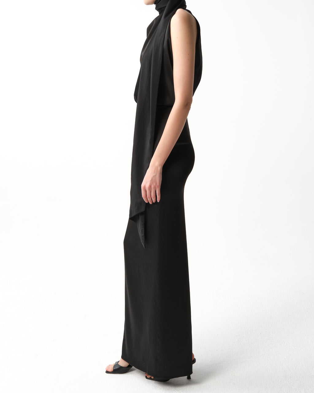 Black Adiance Halterneck Dress