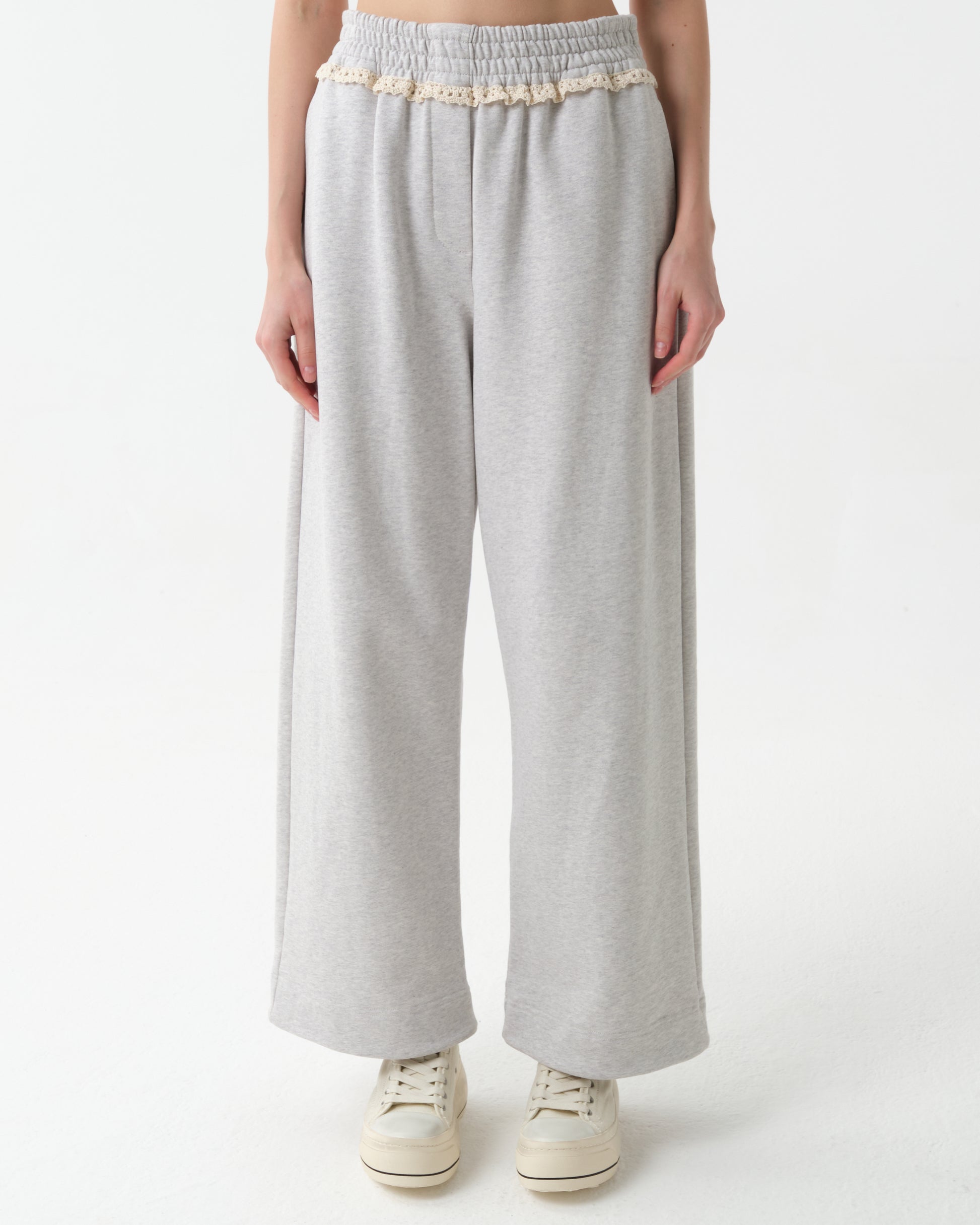 Lace-Detail Sweatpants