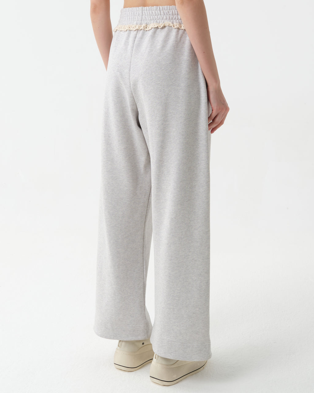 Lace-Detail Sweatpants