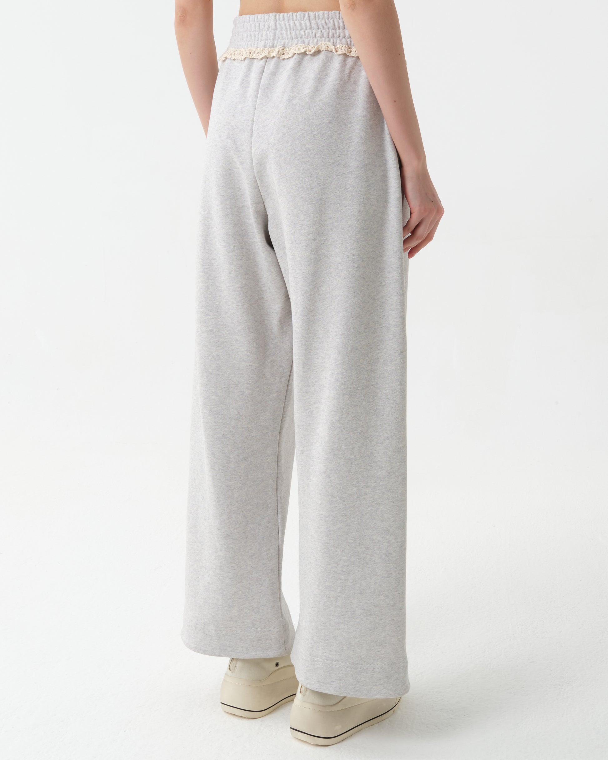 Lace-Detail Sweatpants
