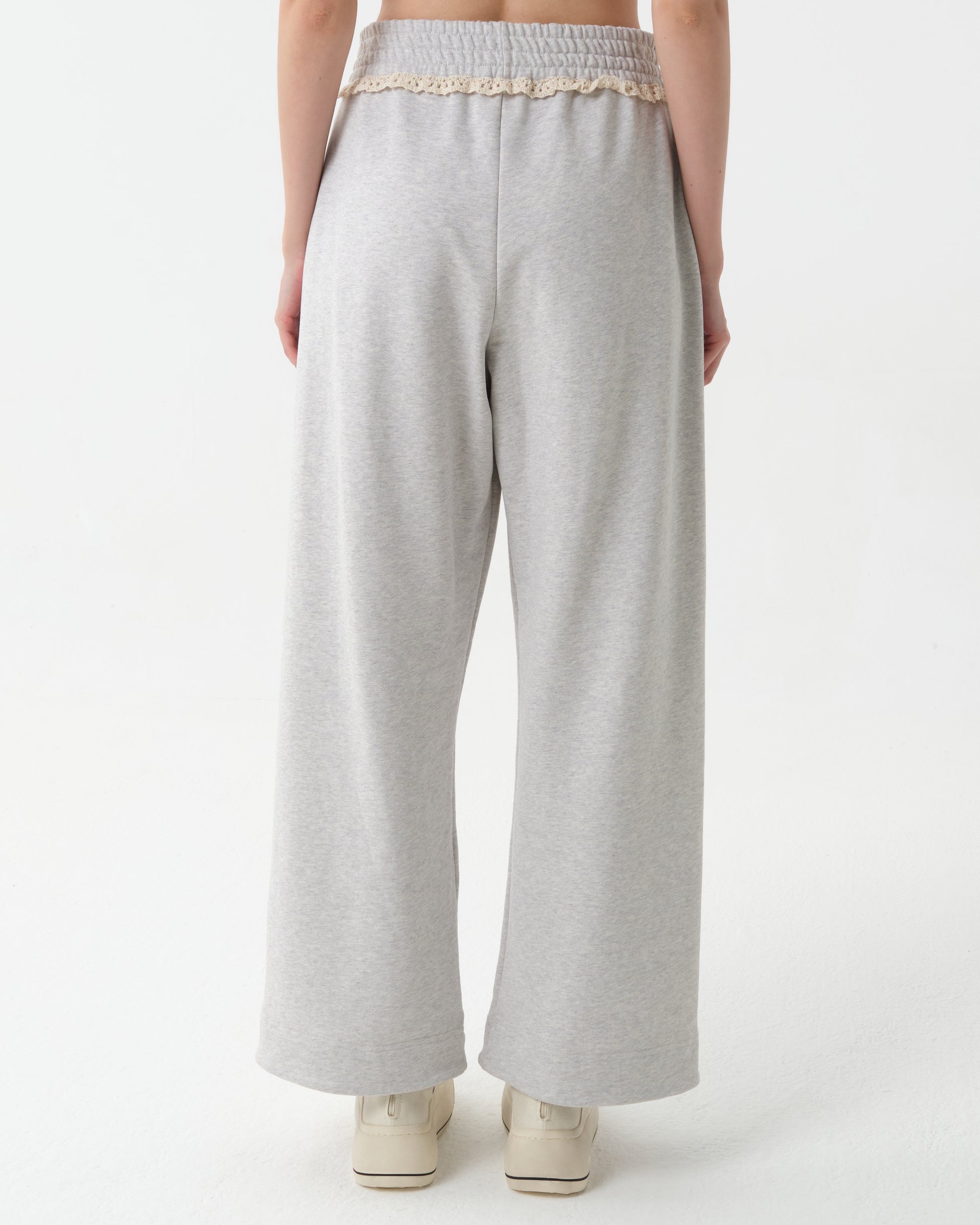 Lace-Detail Sweatpants