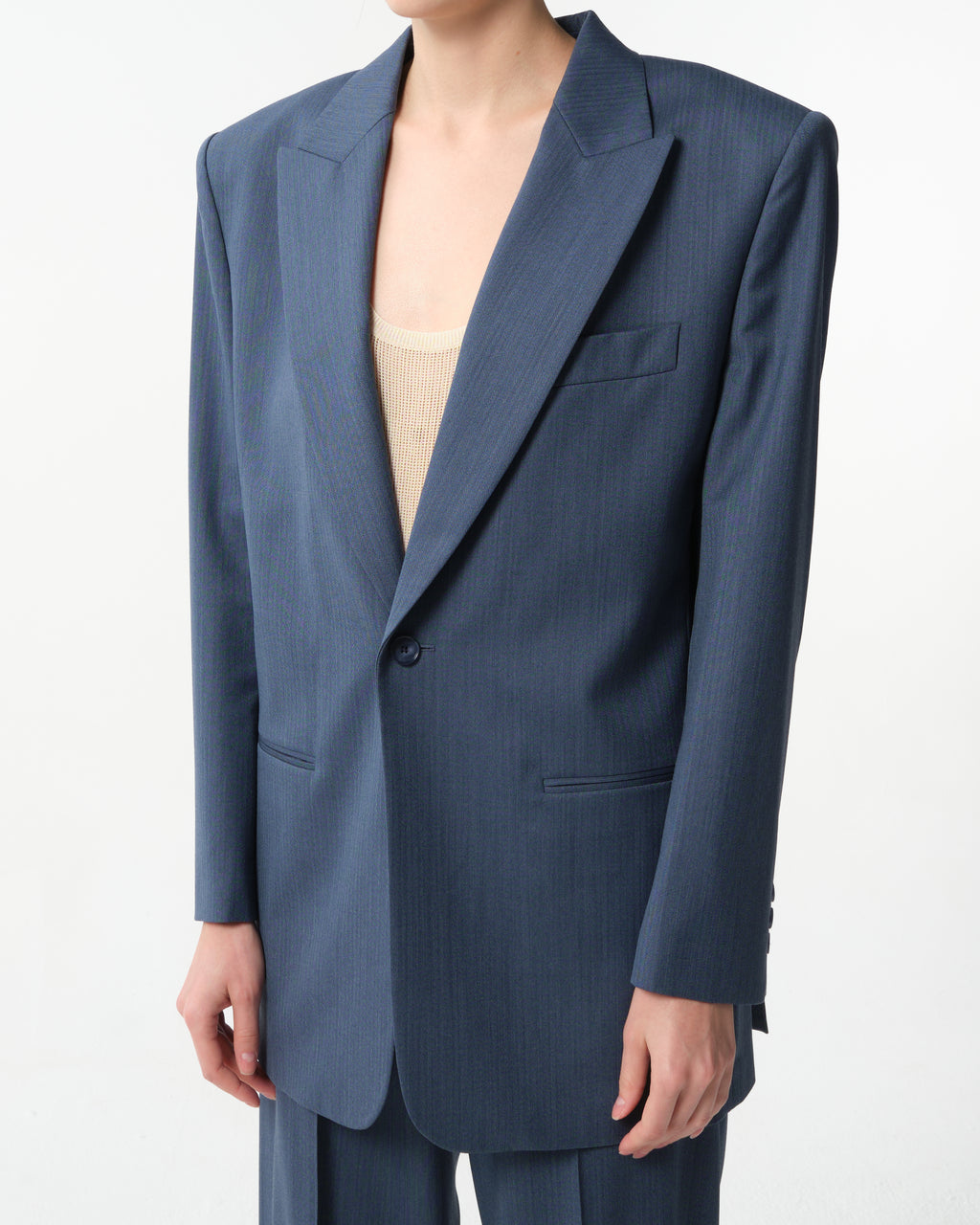 If I Was A Boy Jacket in Blue