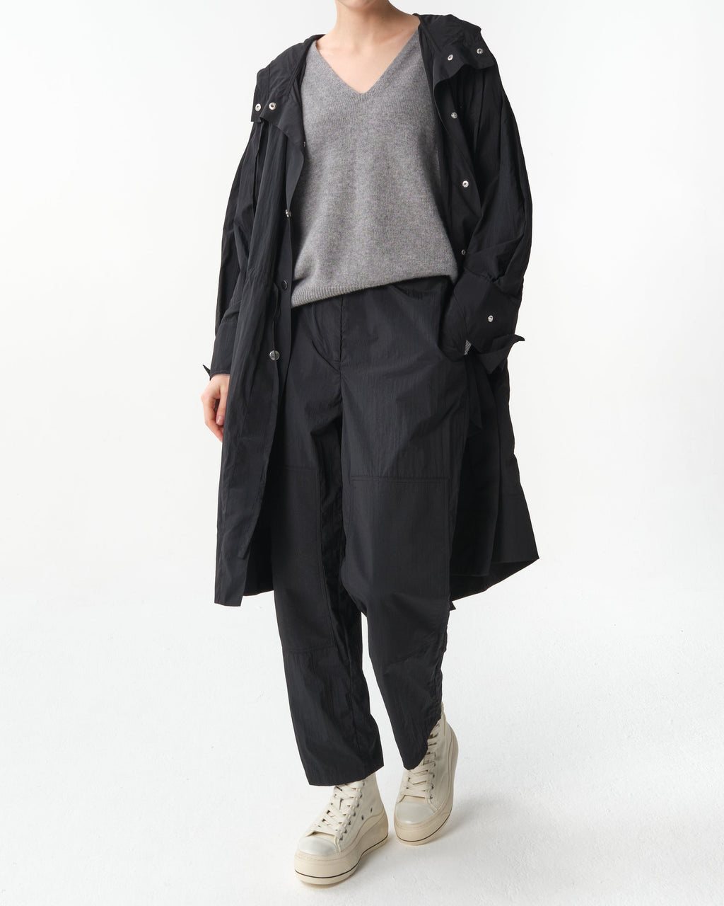 Hooded Parka in Nylon