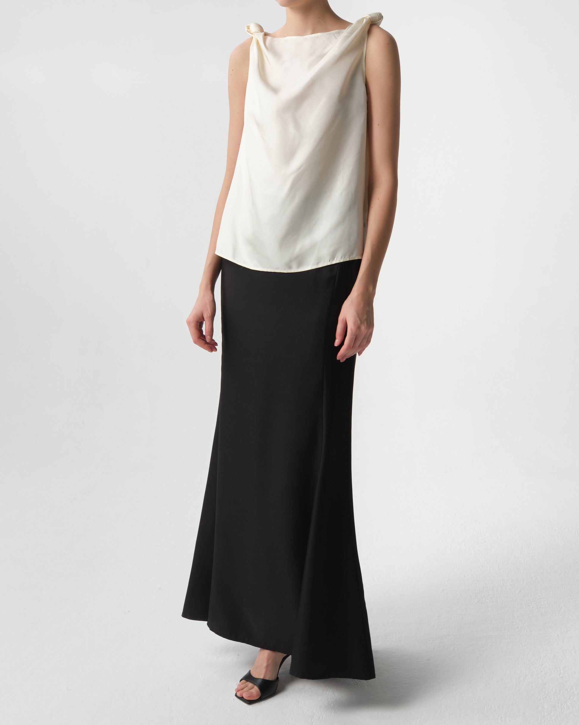 Remy Draped Silk Top
