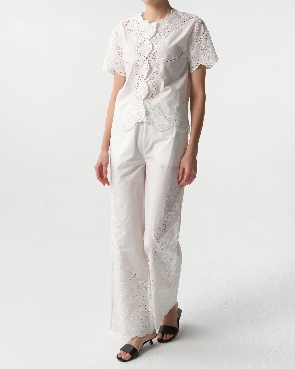 Dulche Cotton-Poplin Pants