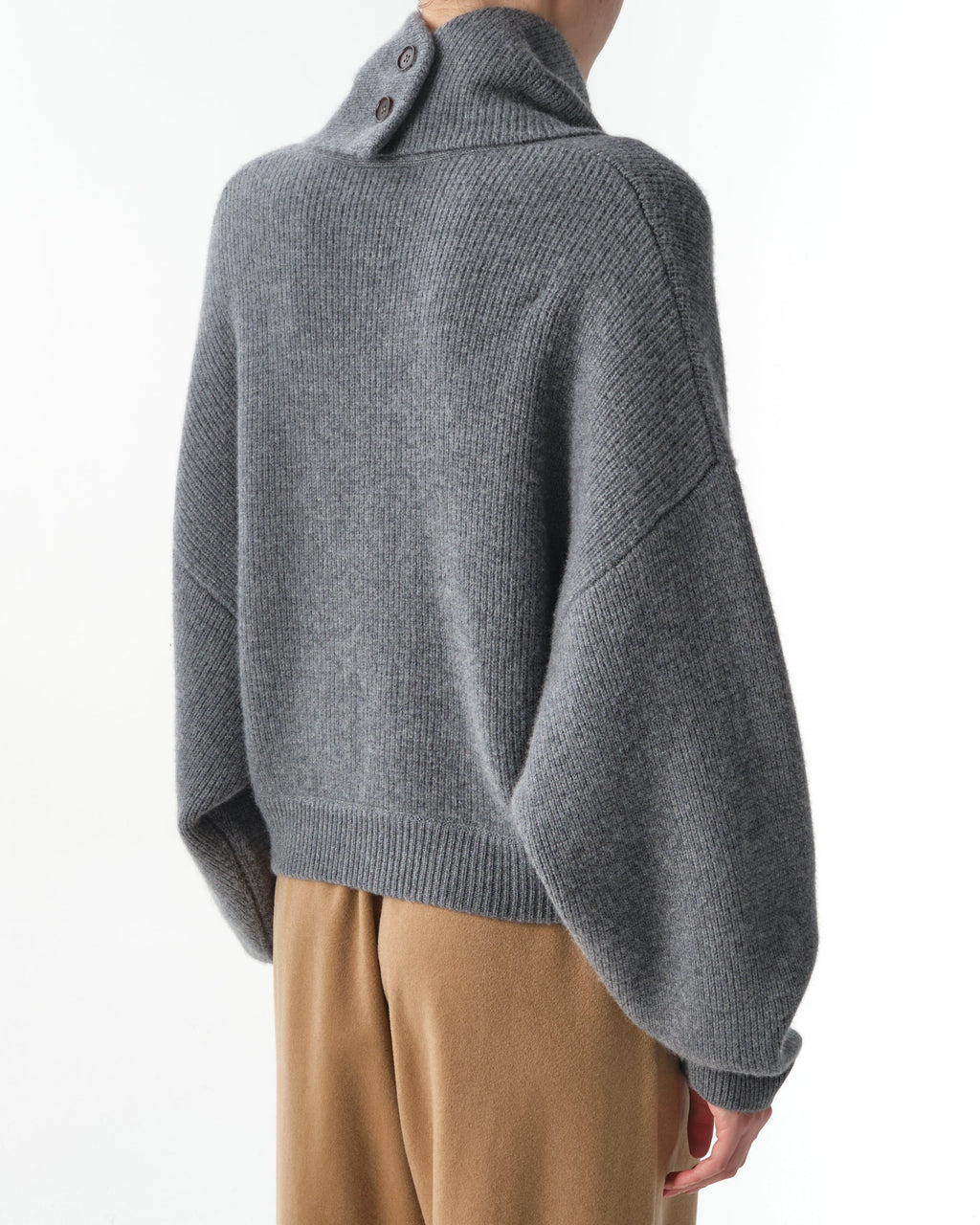Derios Convertible Cashmere Turtleneck Cardigan