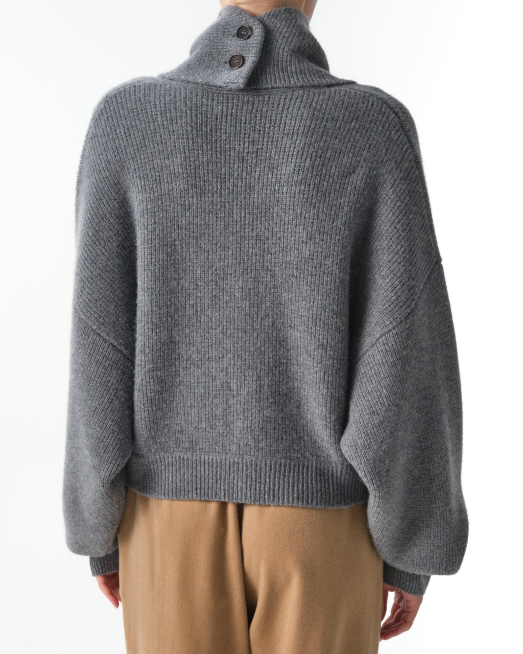 Derios Convertible Cashmere Turtleneck Cardigan