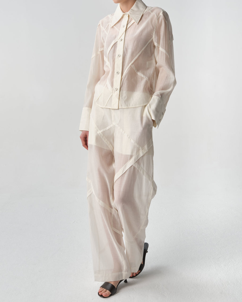 Parachute-Cuts Button-Down Shirt