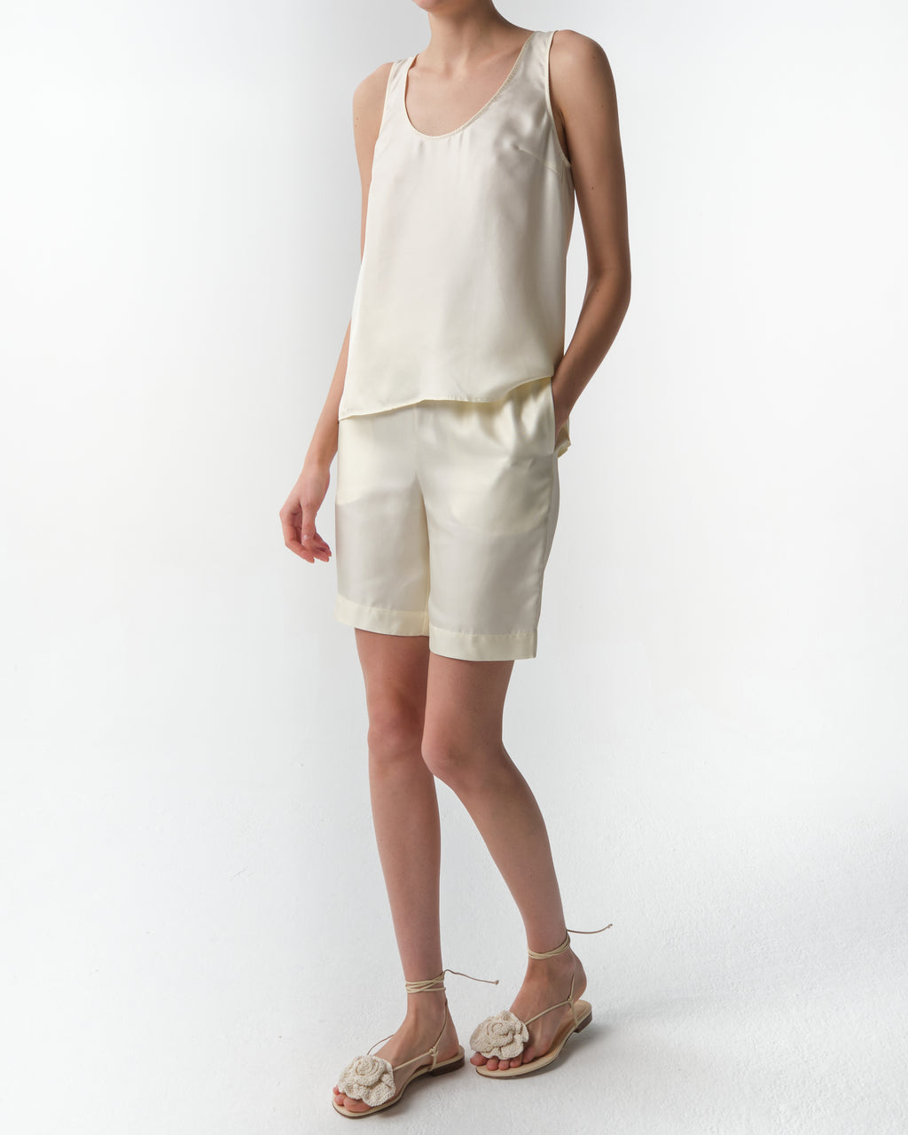 Gaby Silk Tank Top
