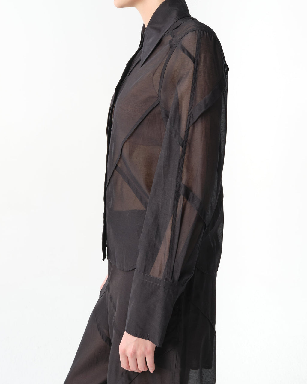 Parachute-Cuts Button-Down Shirt
