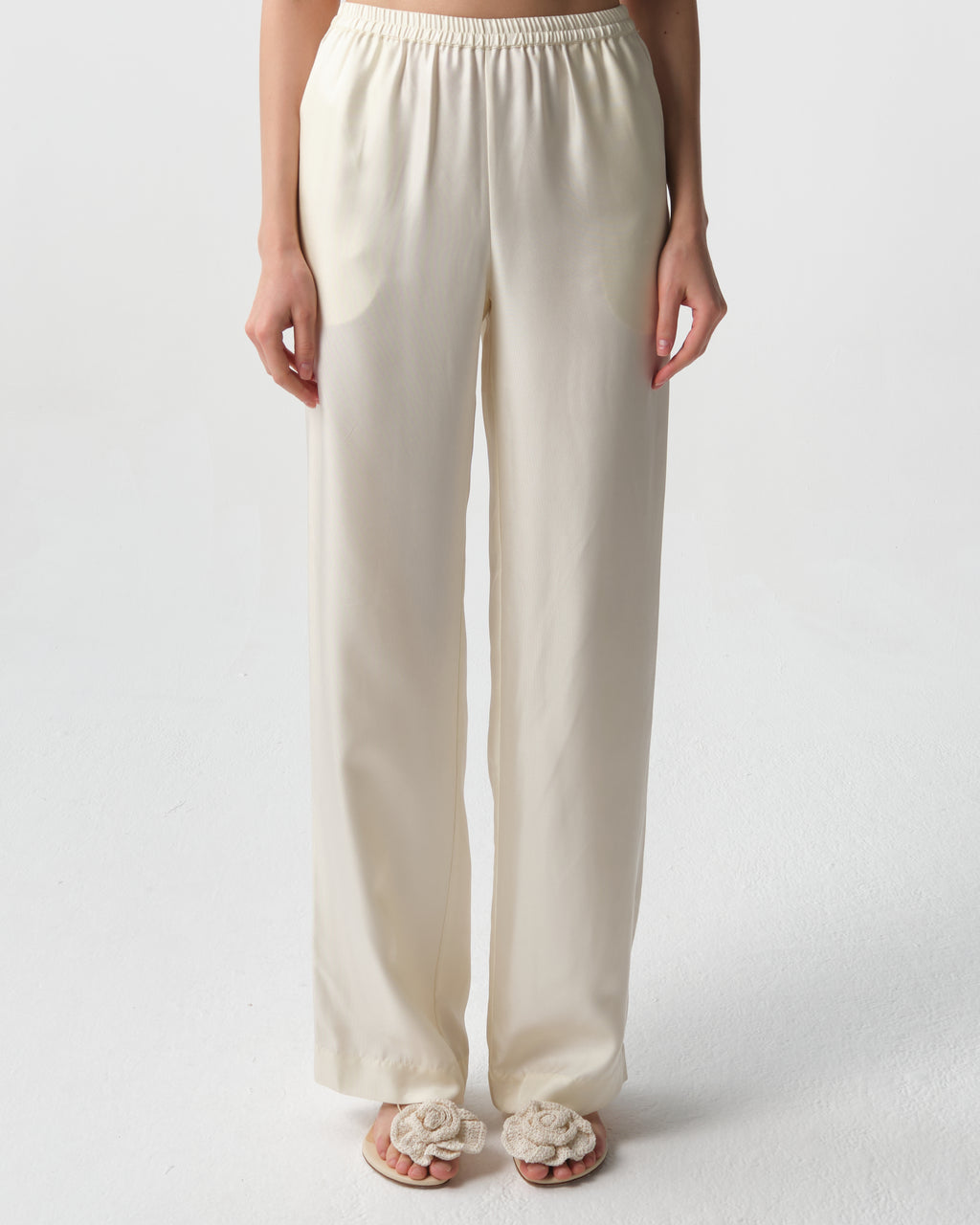 Alera Silk Twill Trousers