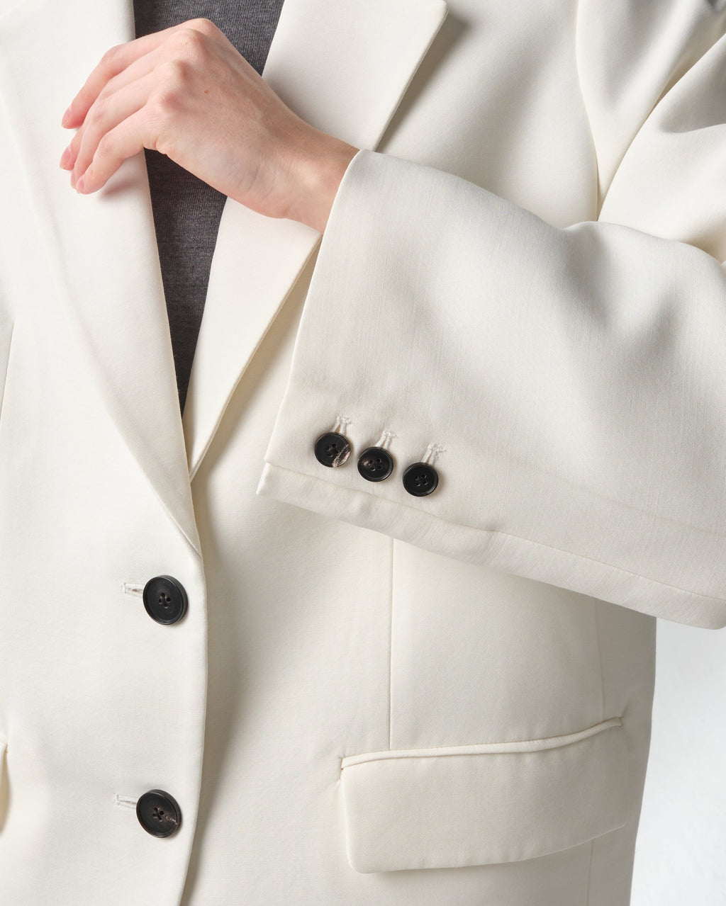 Single-Breasted Tailored Blazer