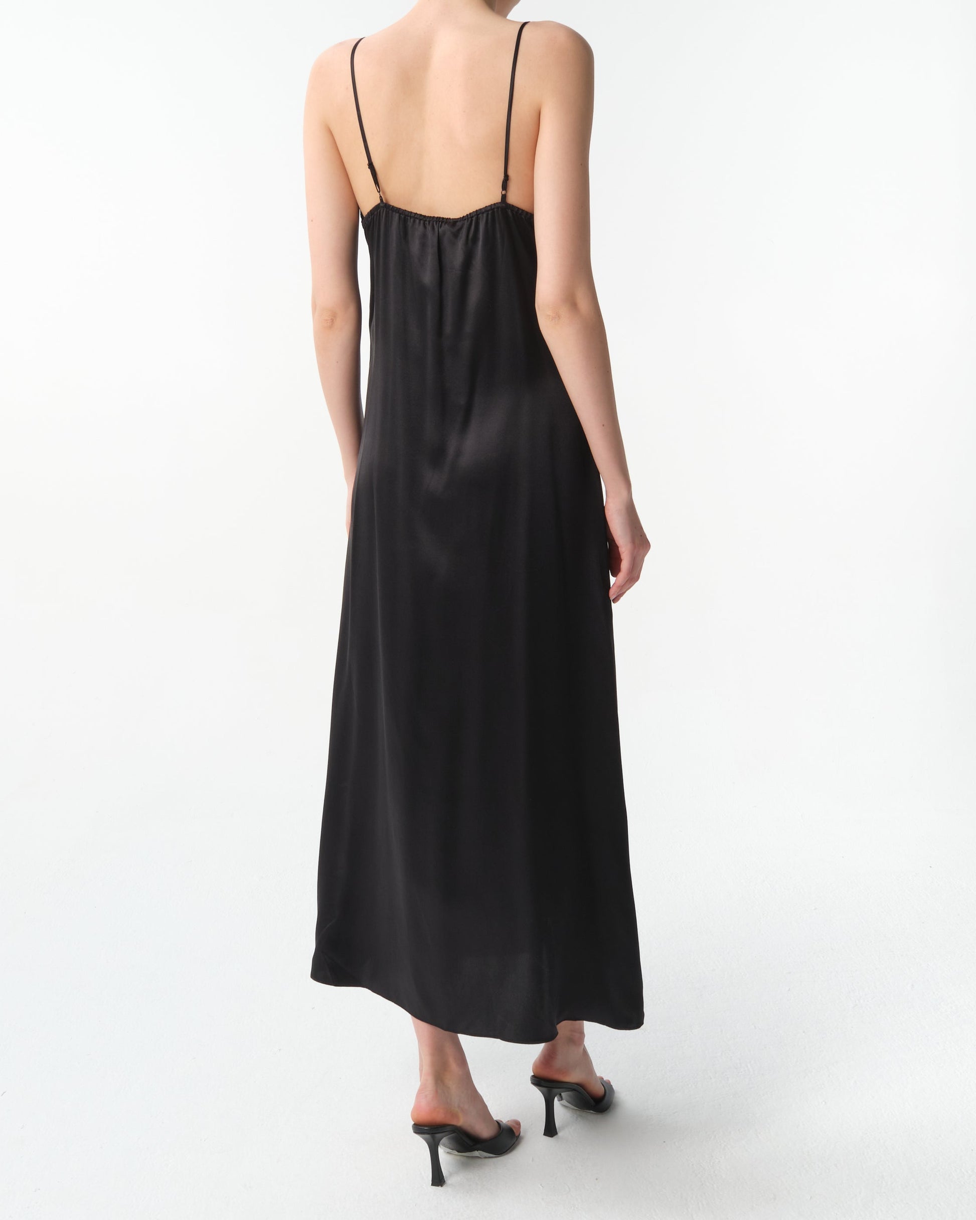 Half Placket Lace-Trimmed Dress