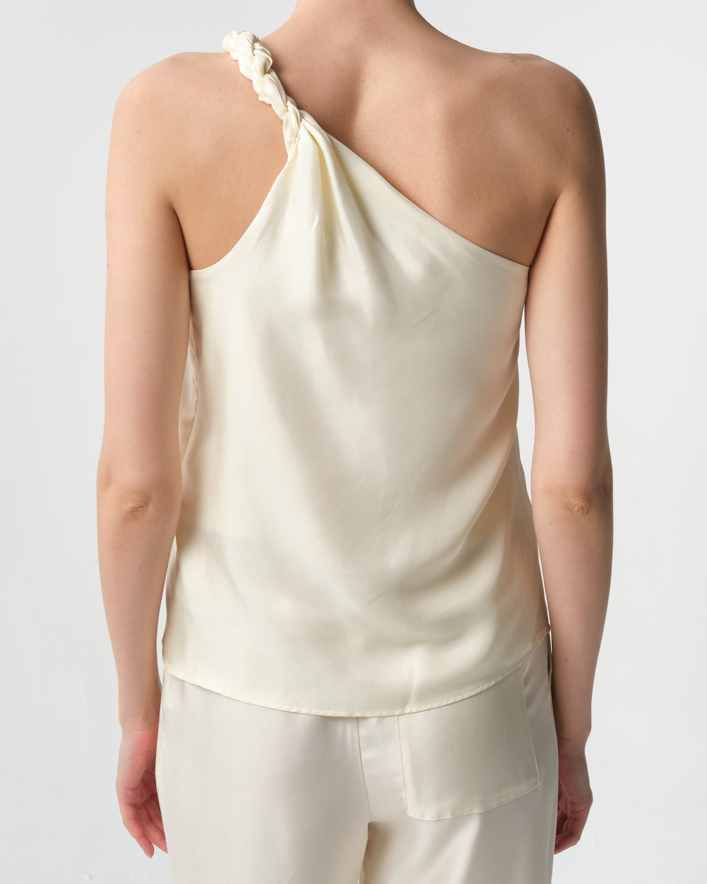Adiran Twisted One-Shoulder Top