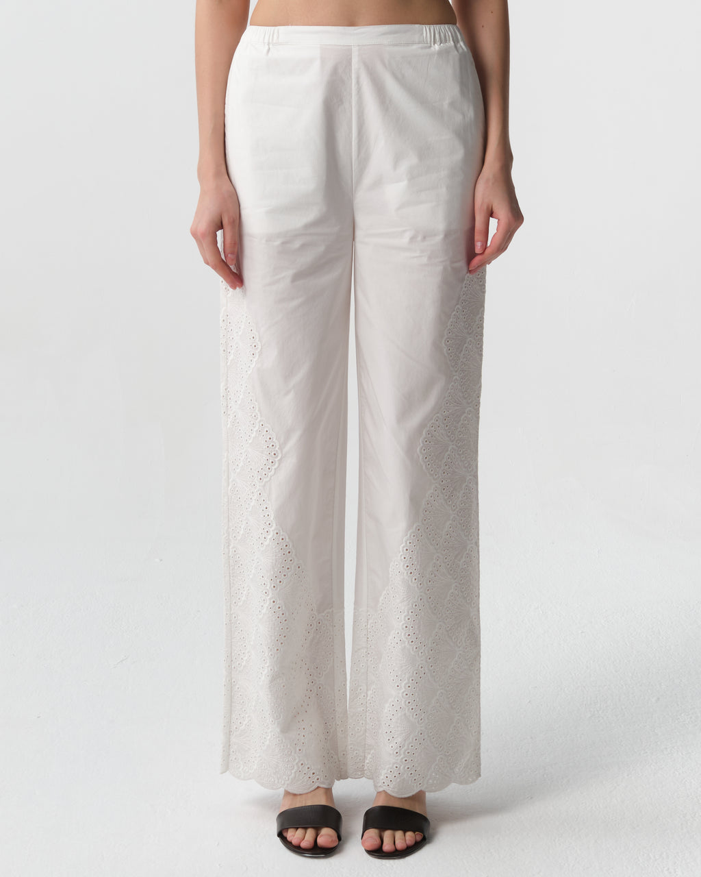 Dulche Cotton-Poplin Pants