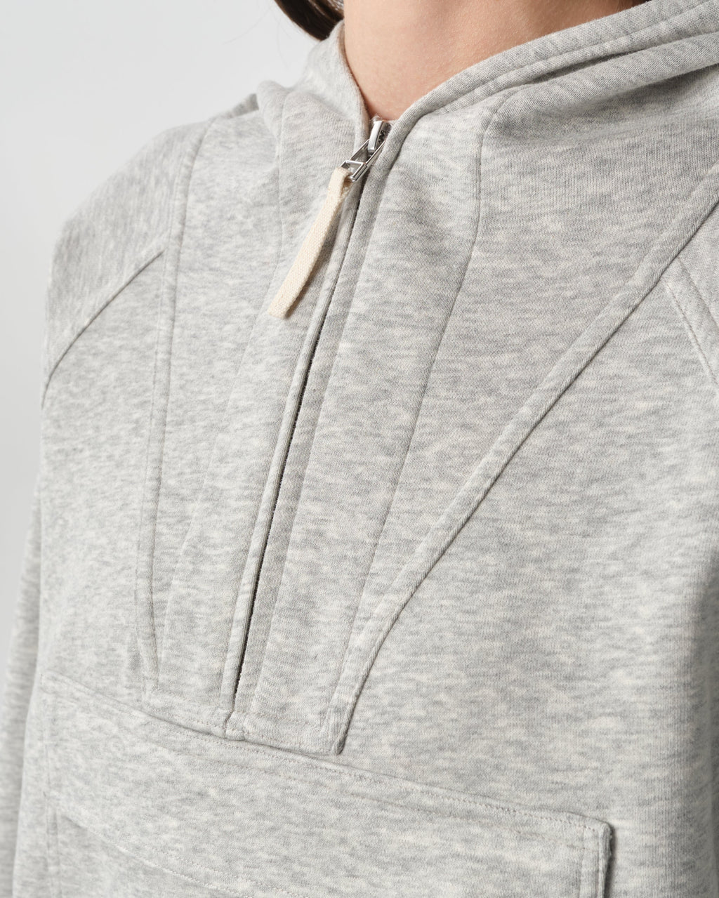 Cotton blend Jersey Hoodie