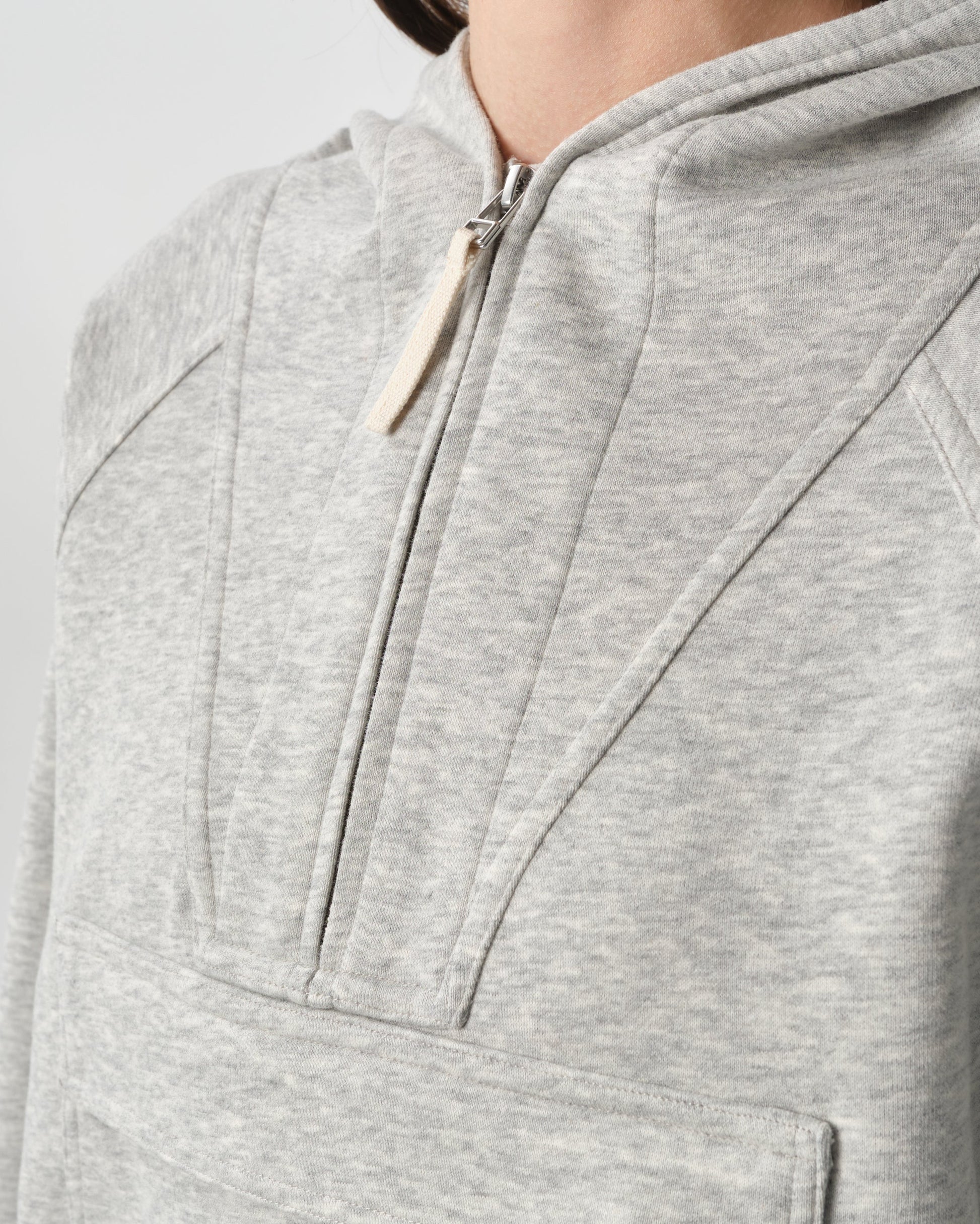 Cotton blend Jersey Hoodie