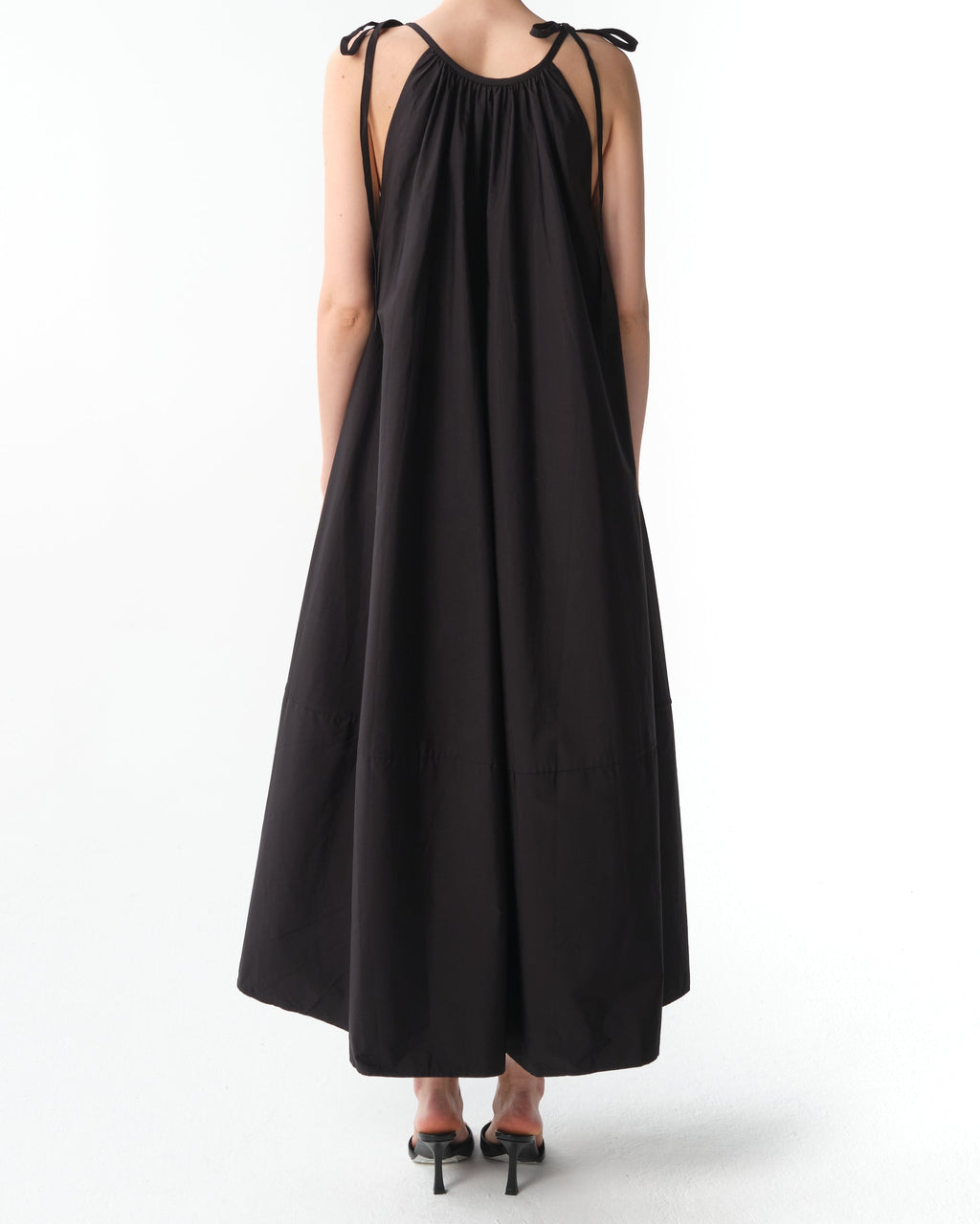 Gathered Halter Maxi Dress