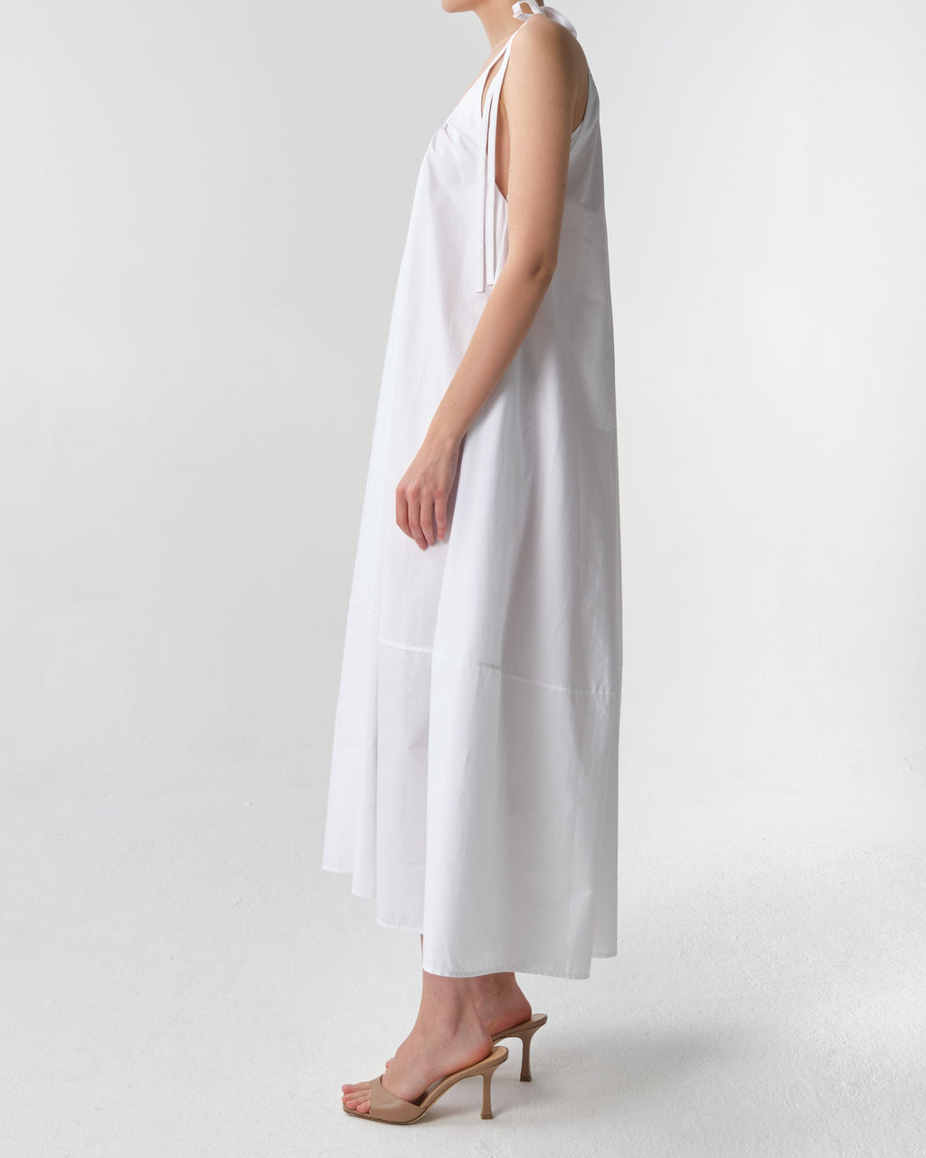 Gathered Halter Maxi Dress