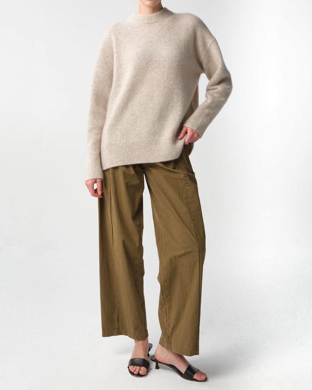 Cashmere-Silk Blend Sweater