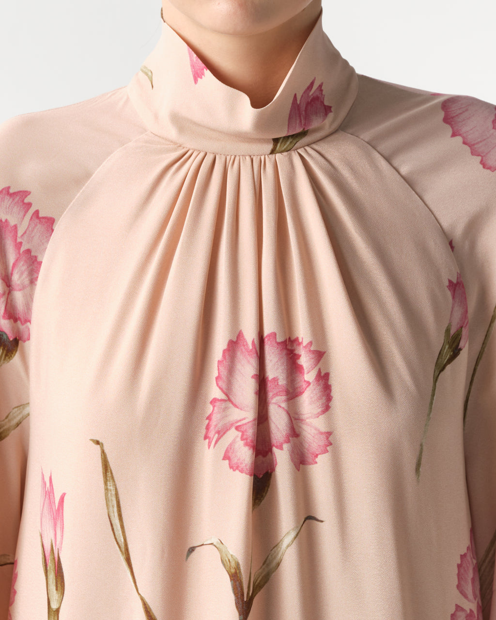 Floral Oversized Long-Sleeve Maxi Dress