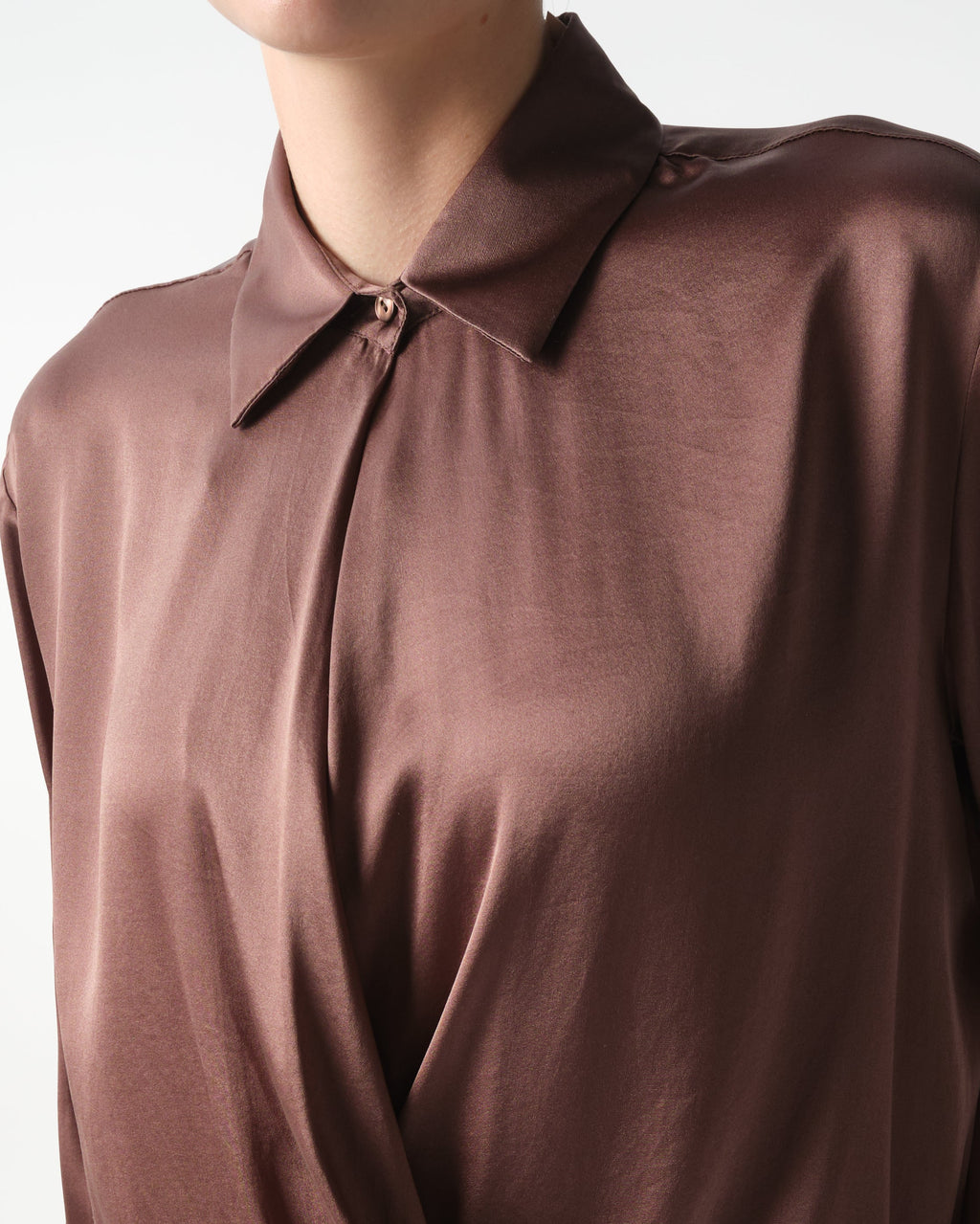 Camilla Wrap-Over Silk Shirt