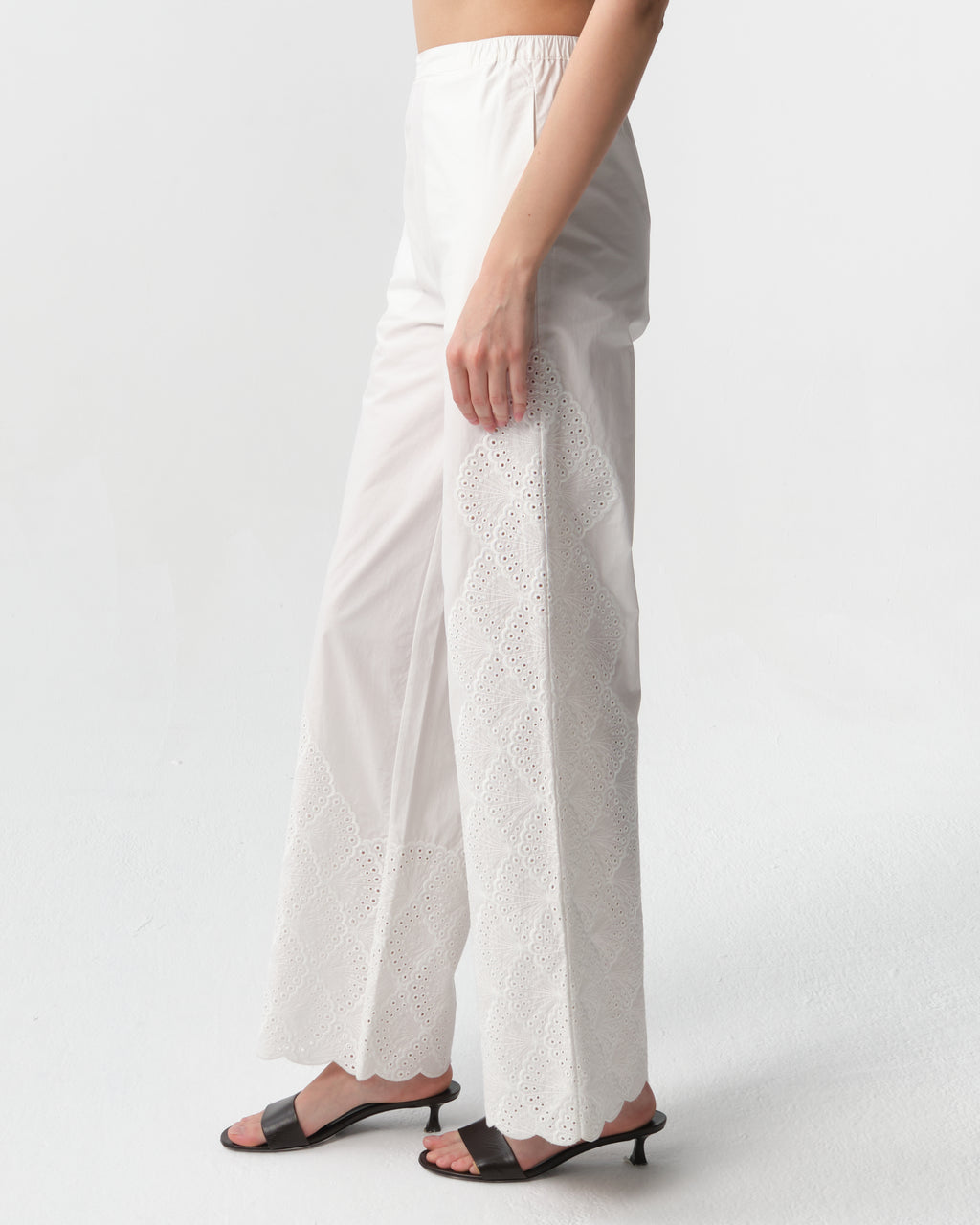 Dulche Cotton-Poplin Pants