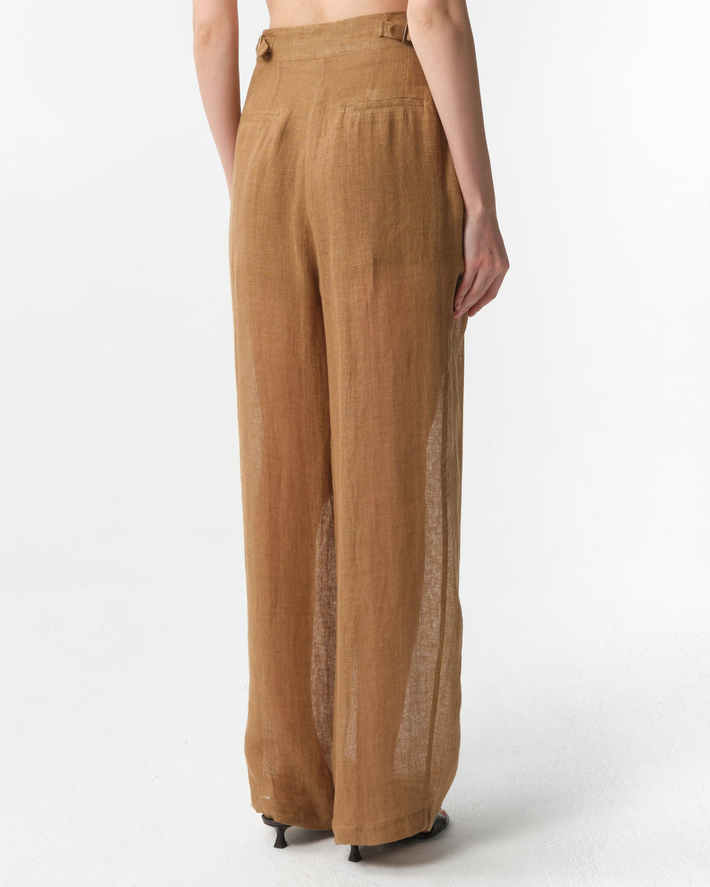 Sohag Linen Wide-Leg Pants