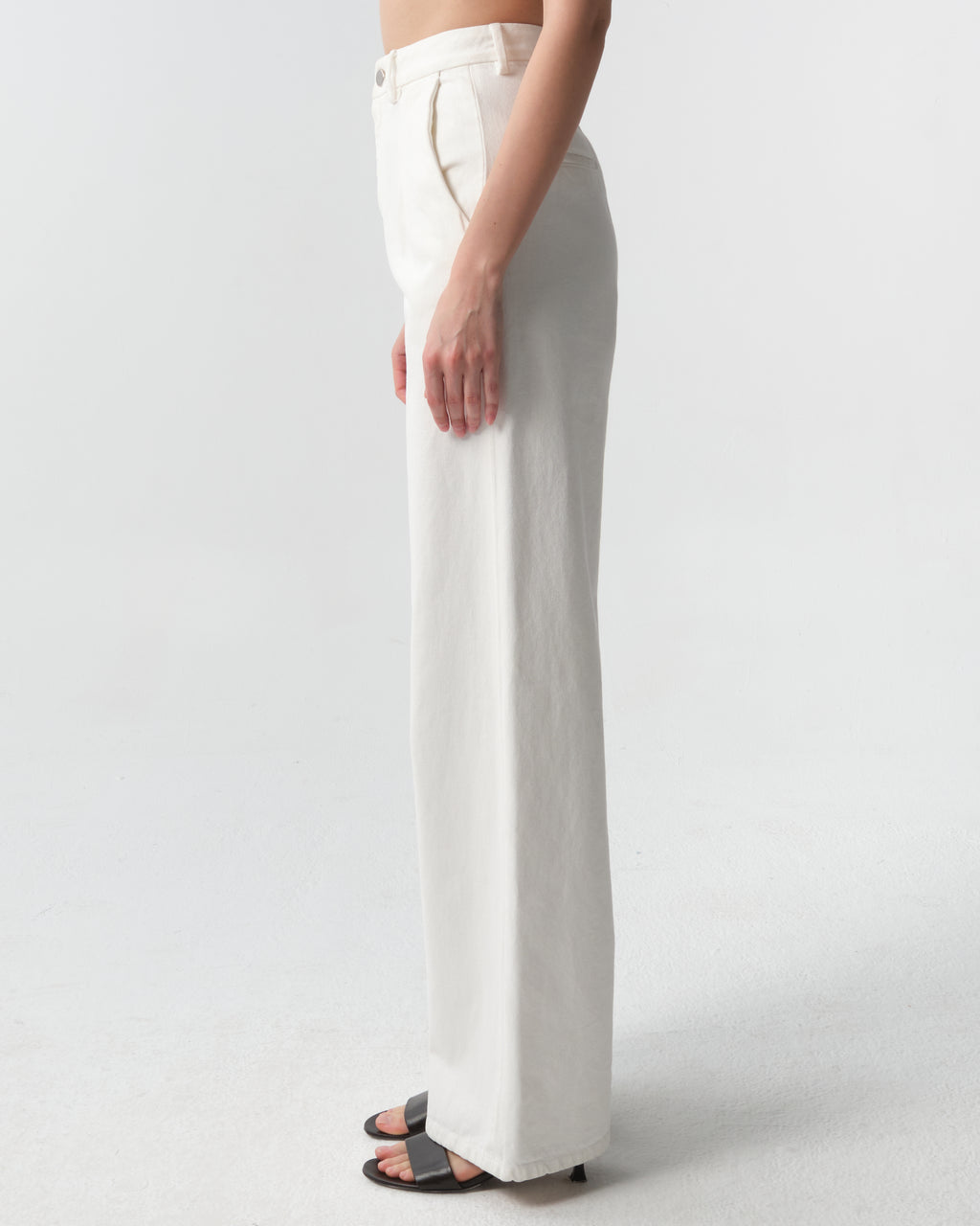 Attu Pleated Wide-Leg Jeans