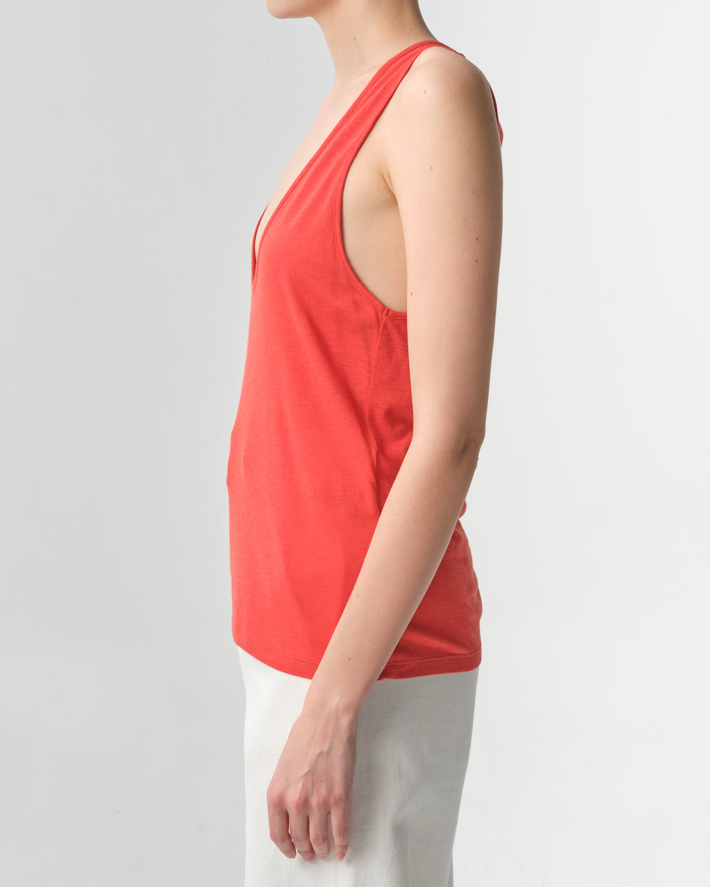 Albia Loose-Fit U-Neck Tank Top