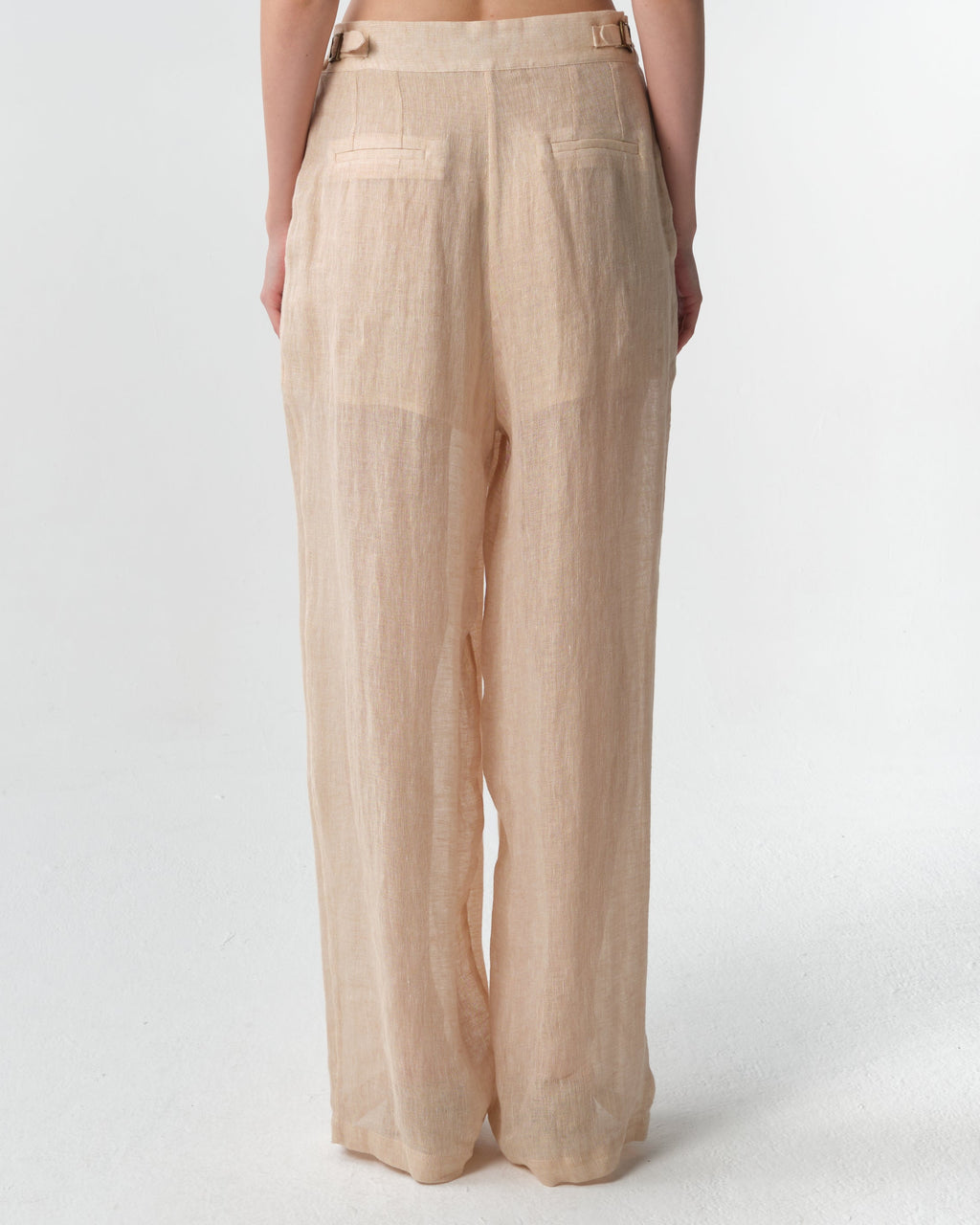 Sohag Linen Wide-Leg Pants