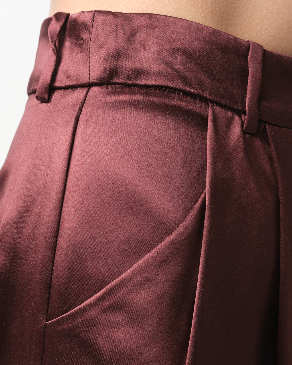 Vione Silk-Blend Straight-Leg Trousers