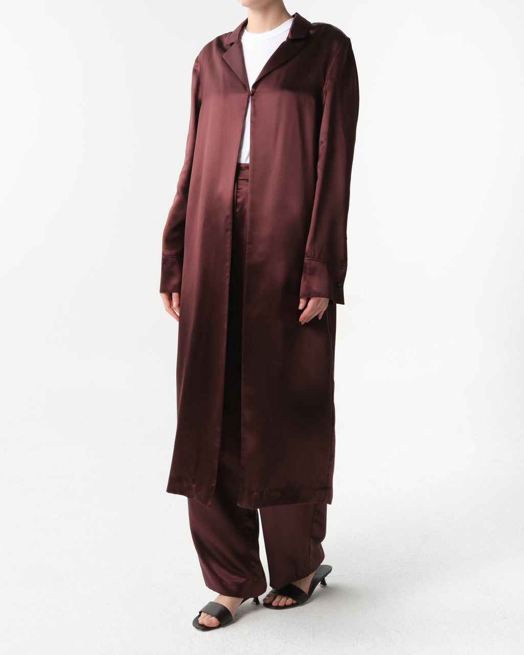 Vione Silk-Blend Straight-Leg Trousers