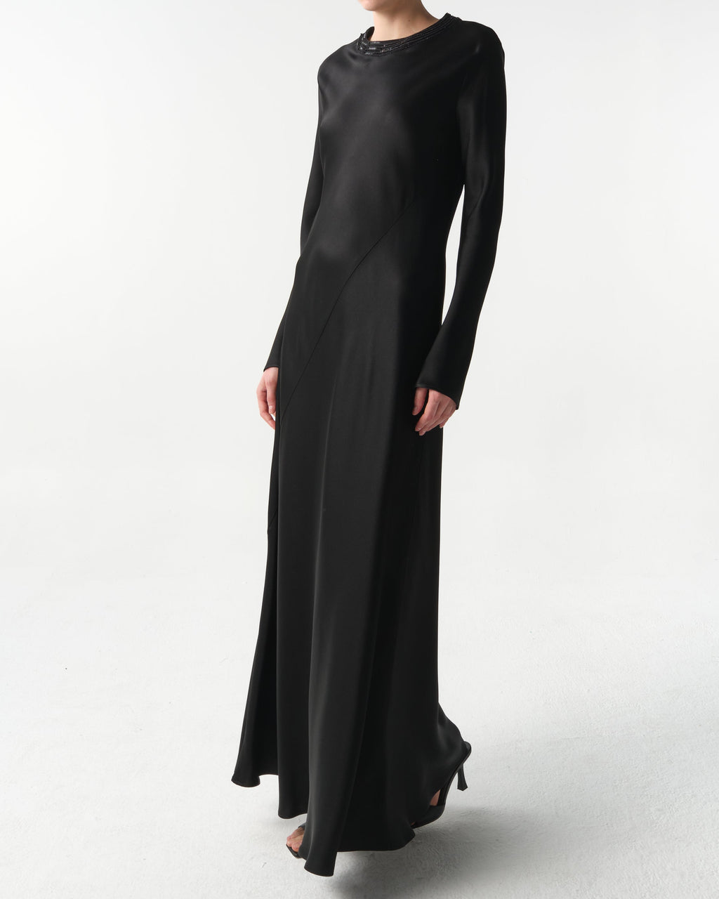 Marsala Long Sleeve Dress