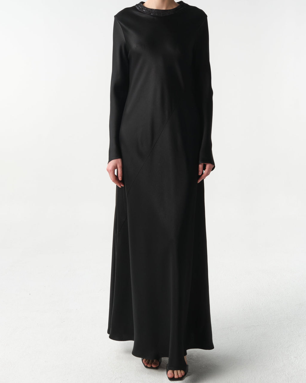 Marsala Long Sleeve Dress
