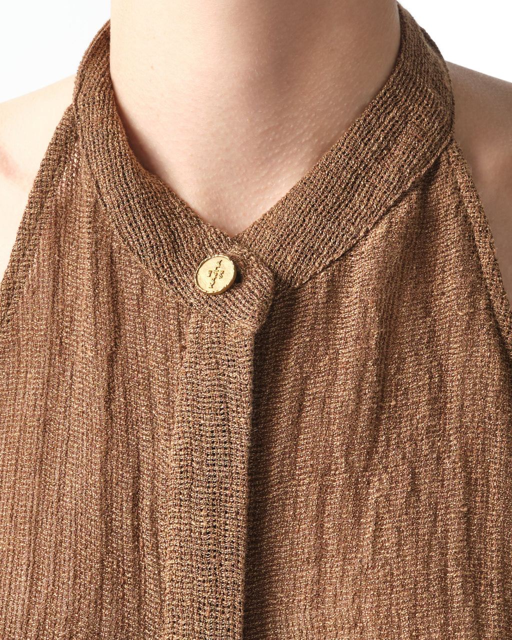 Jabal Halterneck Belted Midi Dress