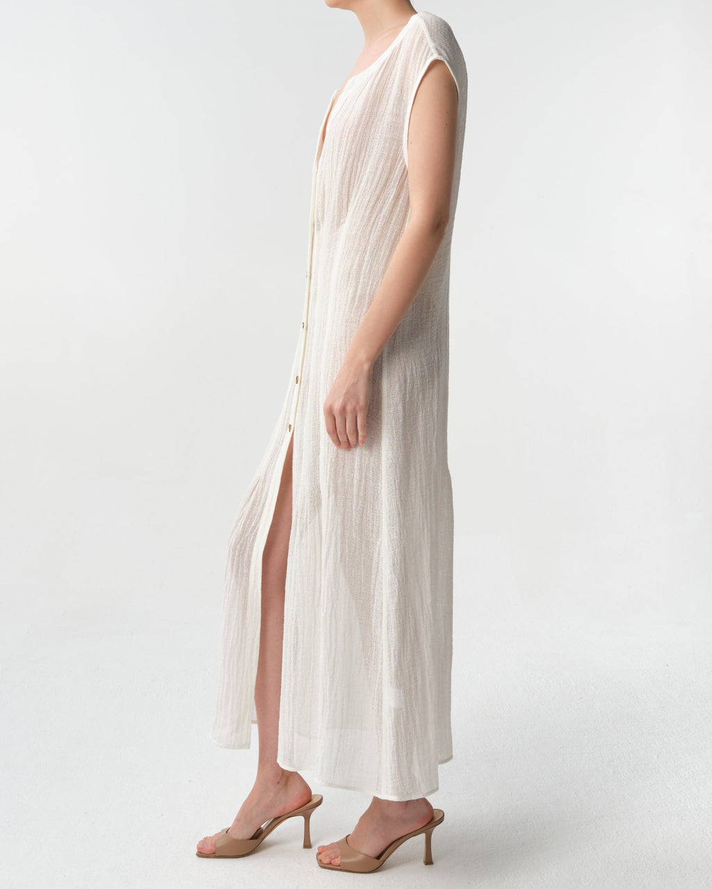 Acre Organic Linen-Gauze Dress
