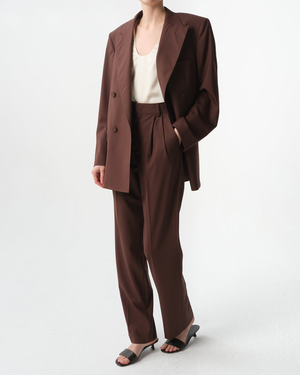 Celia Tailored Wool Trousers
