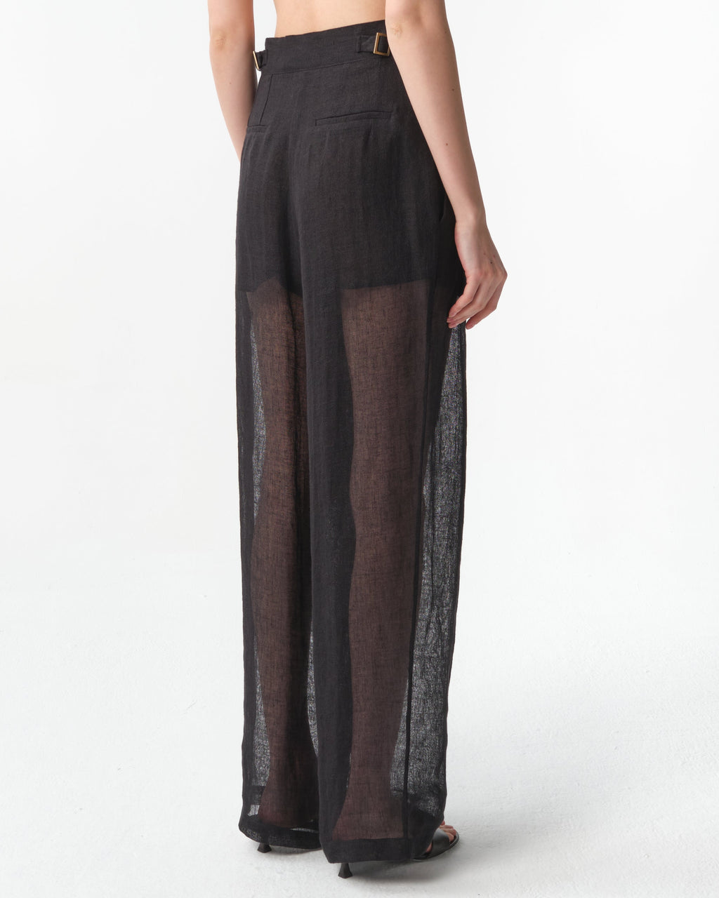 Sohag Linen Wide-Leg Pants