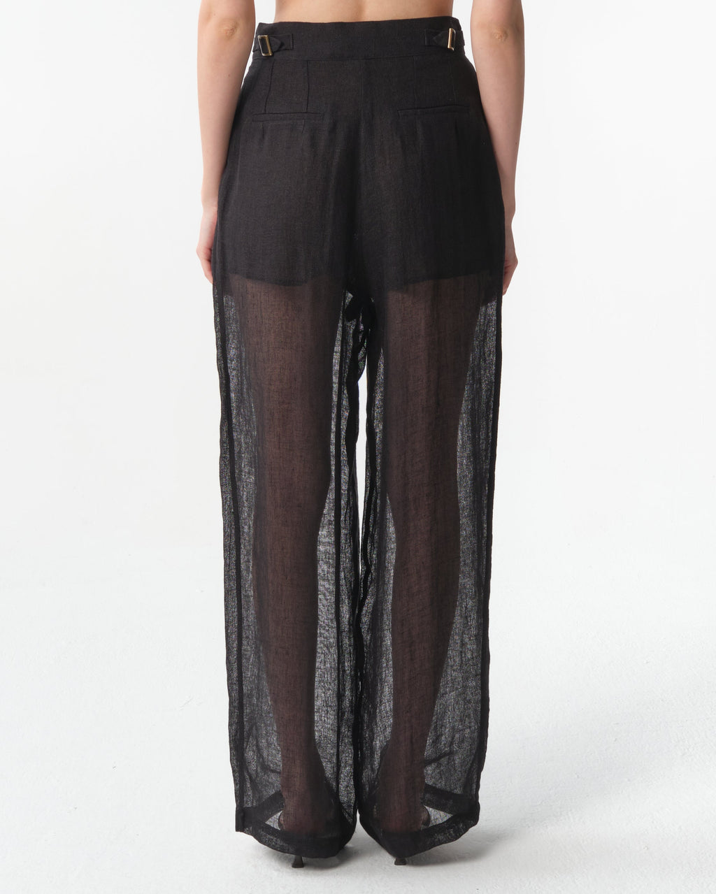 Sohag Linen Wide-Leg Pants