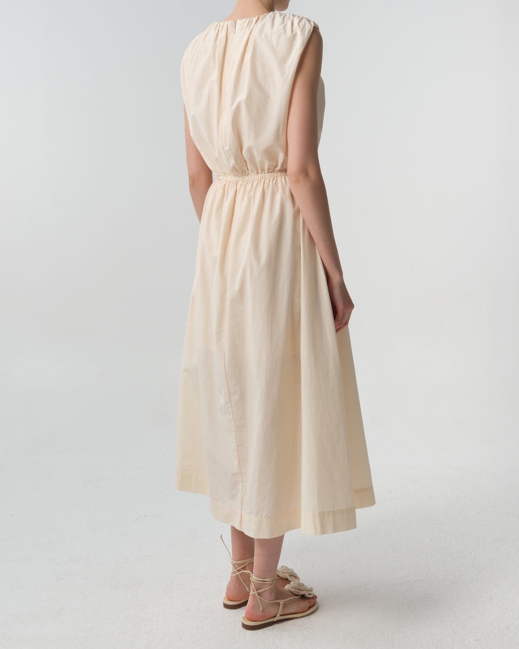 Aphrodite Gathered Midi Dress