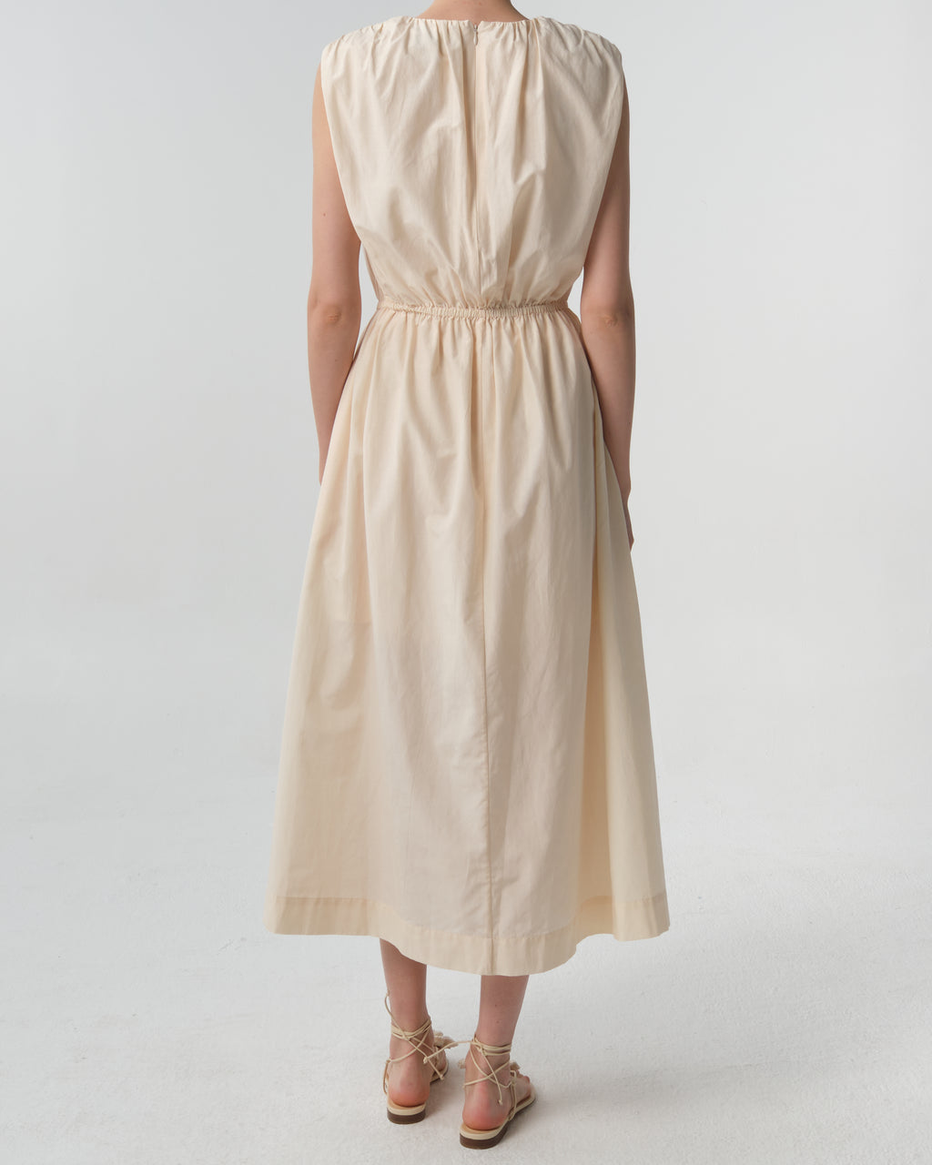 Aphrodite Gathered Midi Dress