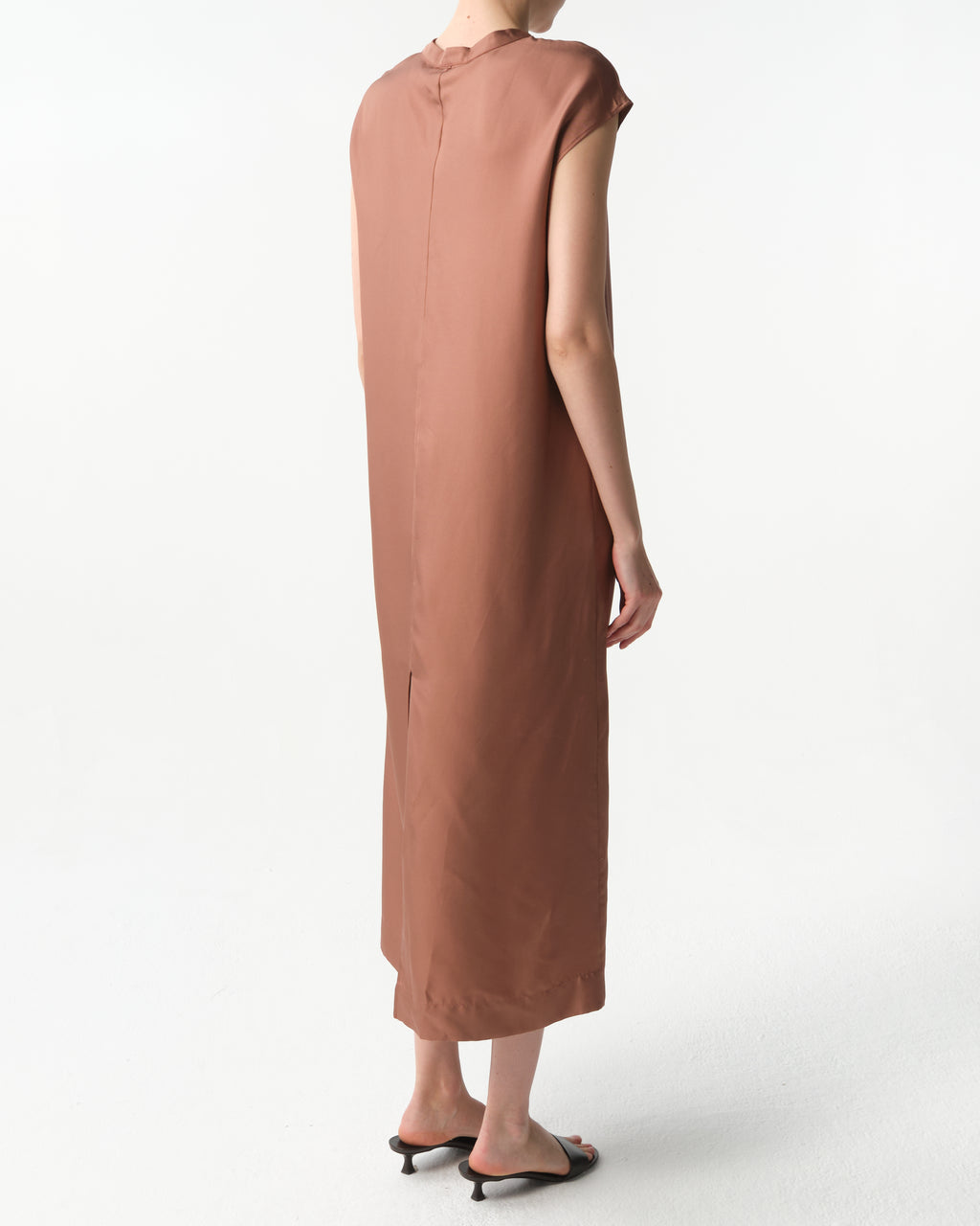 Demeter Silk Twill Midi Dress