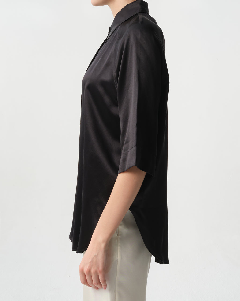 Datia Silk Satin T-Shirt