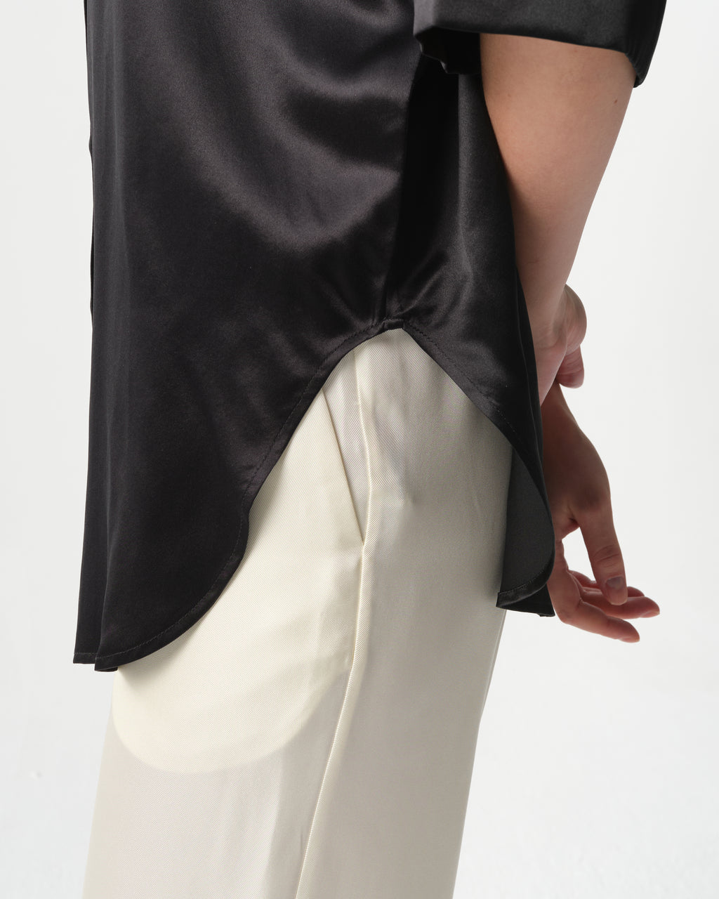 Datia Silk Satin T-Shirt