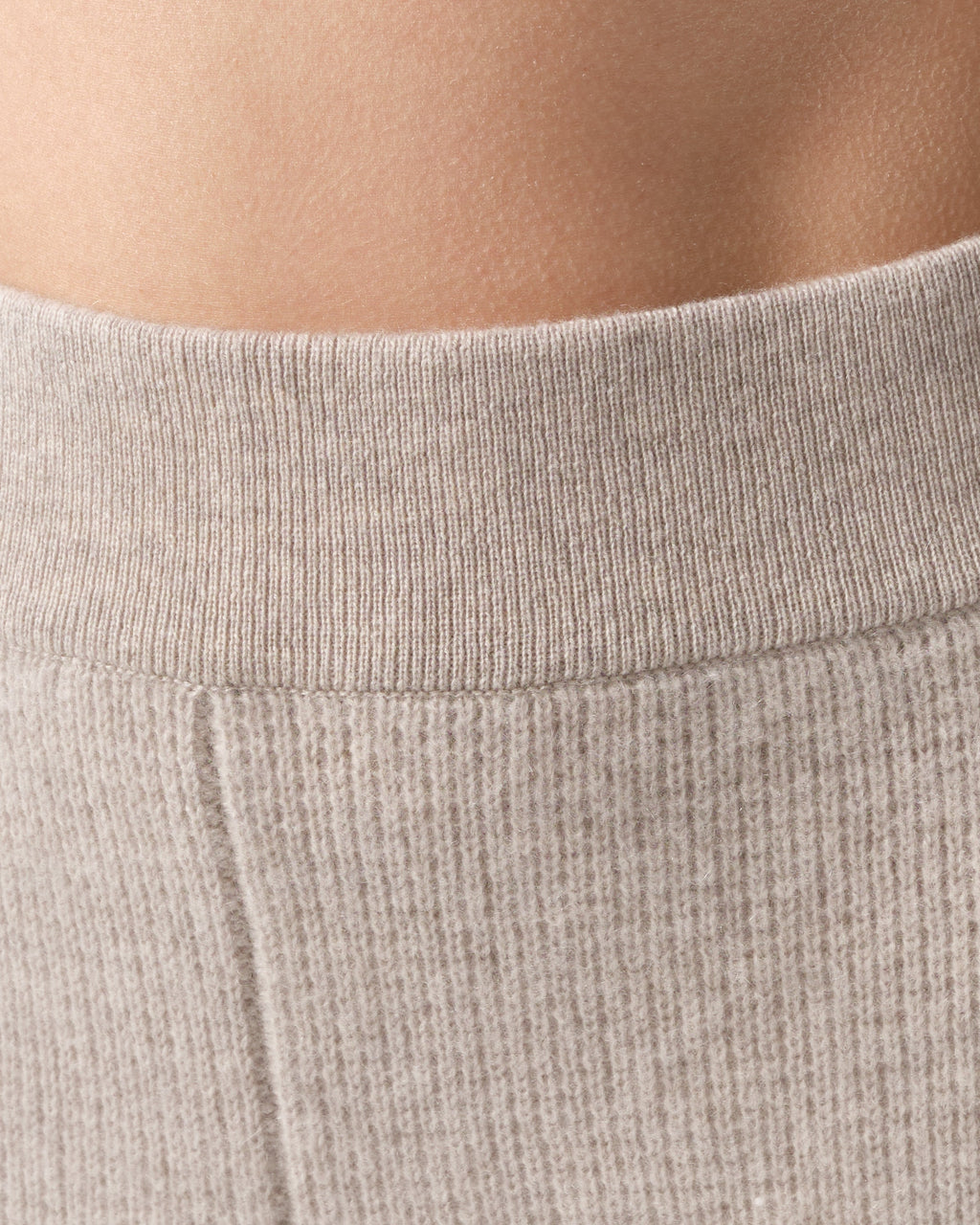 India Wide-Leg Cashmere Trousers