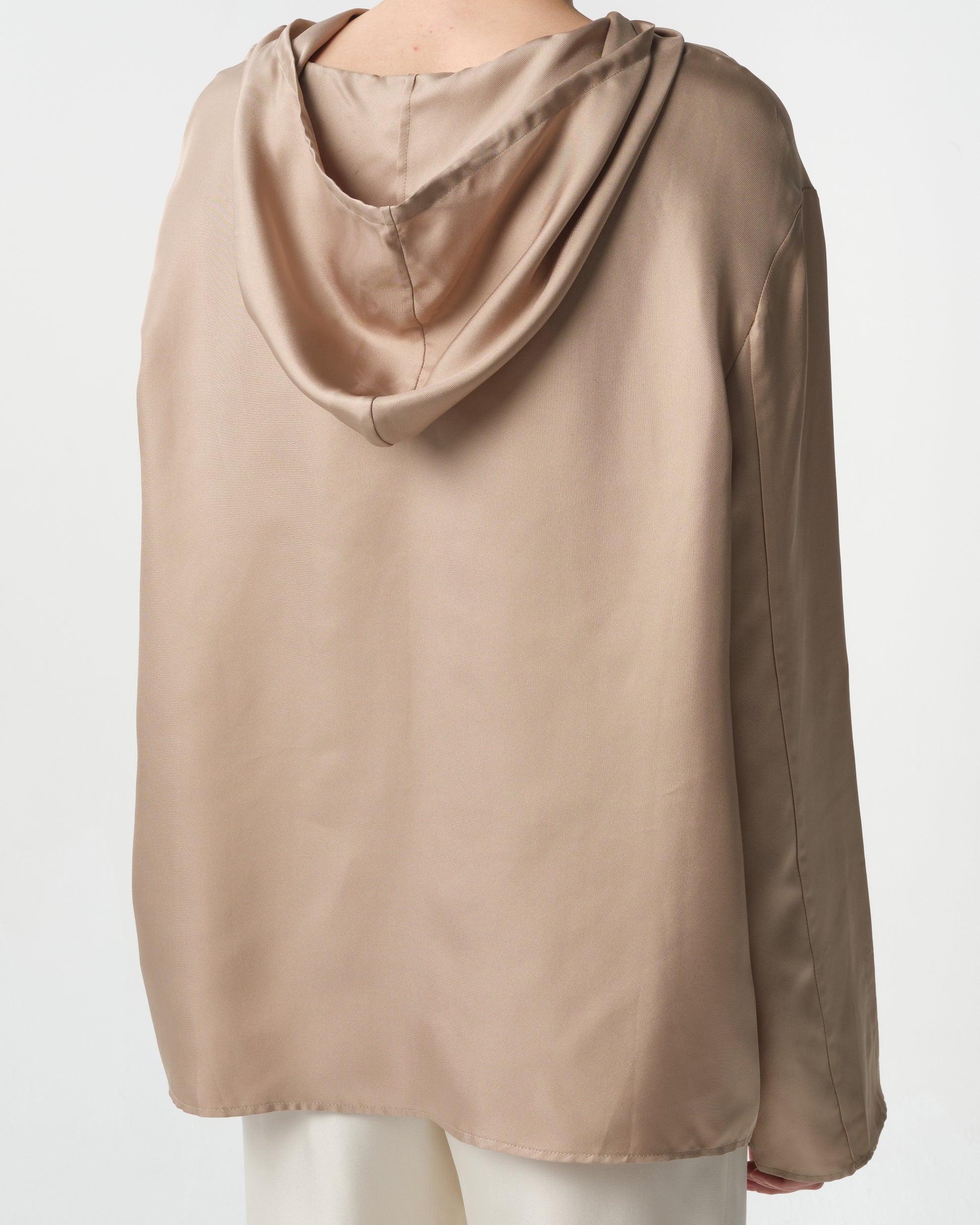 Nuka Silk Hooded Blouse
