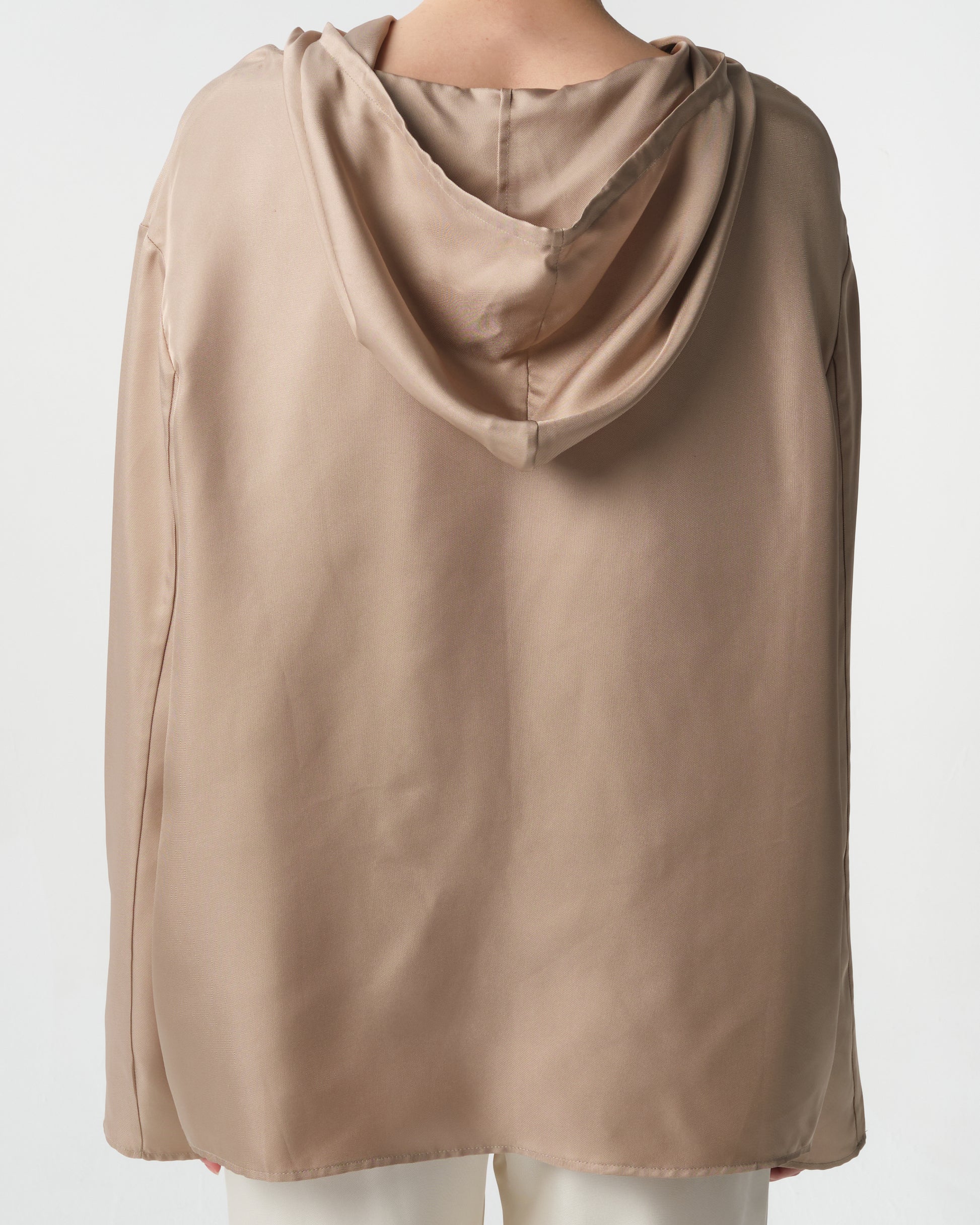Nuka Silk Hooded Blouse