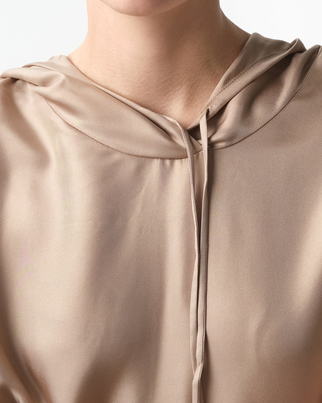 Nuka Silk Hooded Blouse