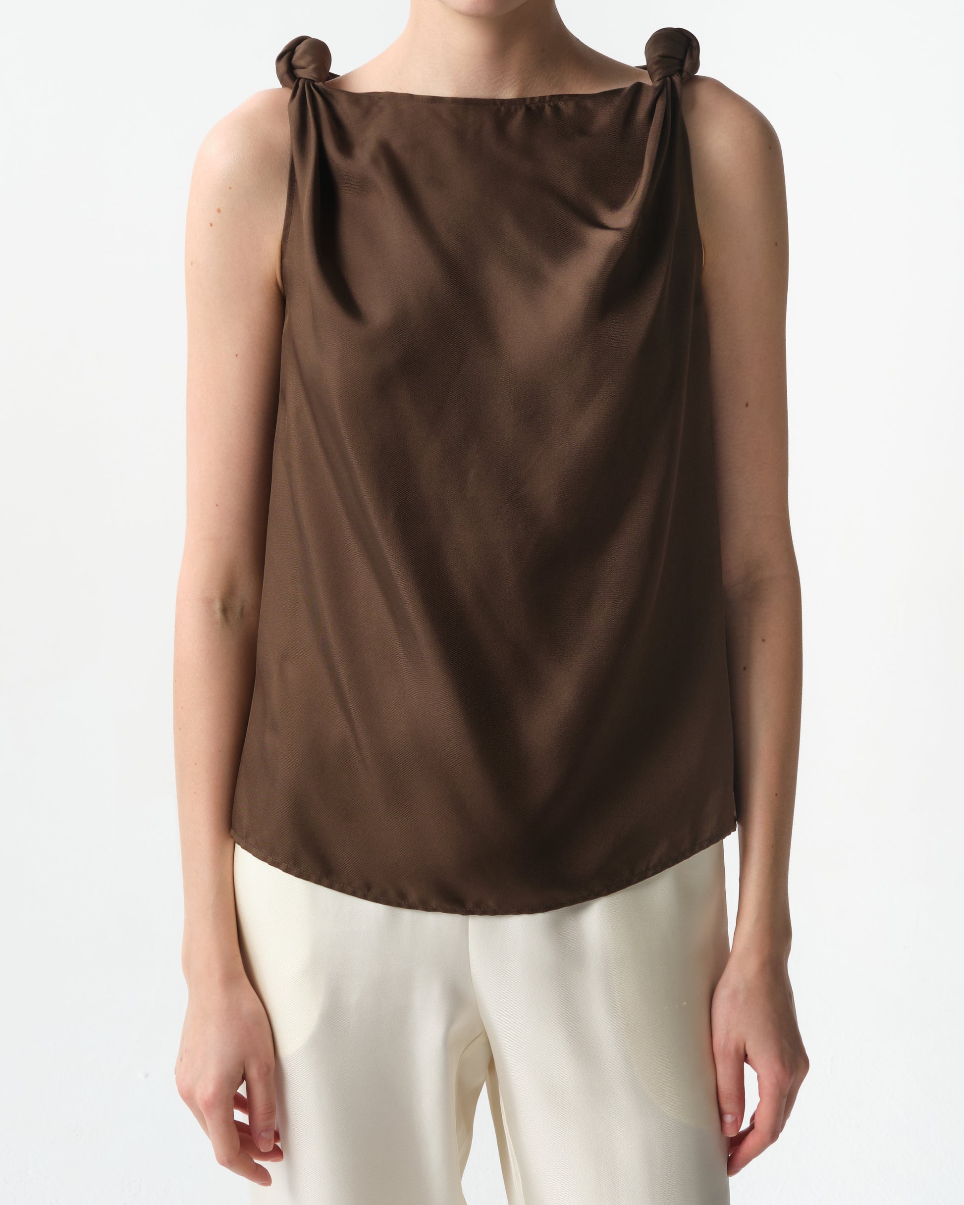 Remy Draped Silk Top